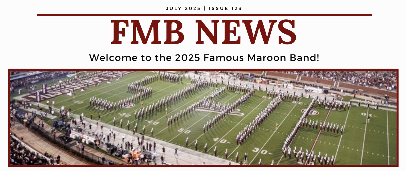 Title of FMB News with image of FMB in the State Spell-out